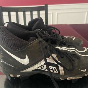 Nike Alpha FastFlex Football Cleats - Agility System Lock-in Containment Sz 9